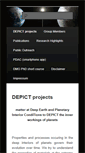 Mobile Screenshot of depict-group.org