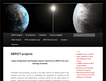 Tablet Screenshot of depict-group.org